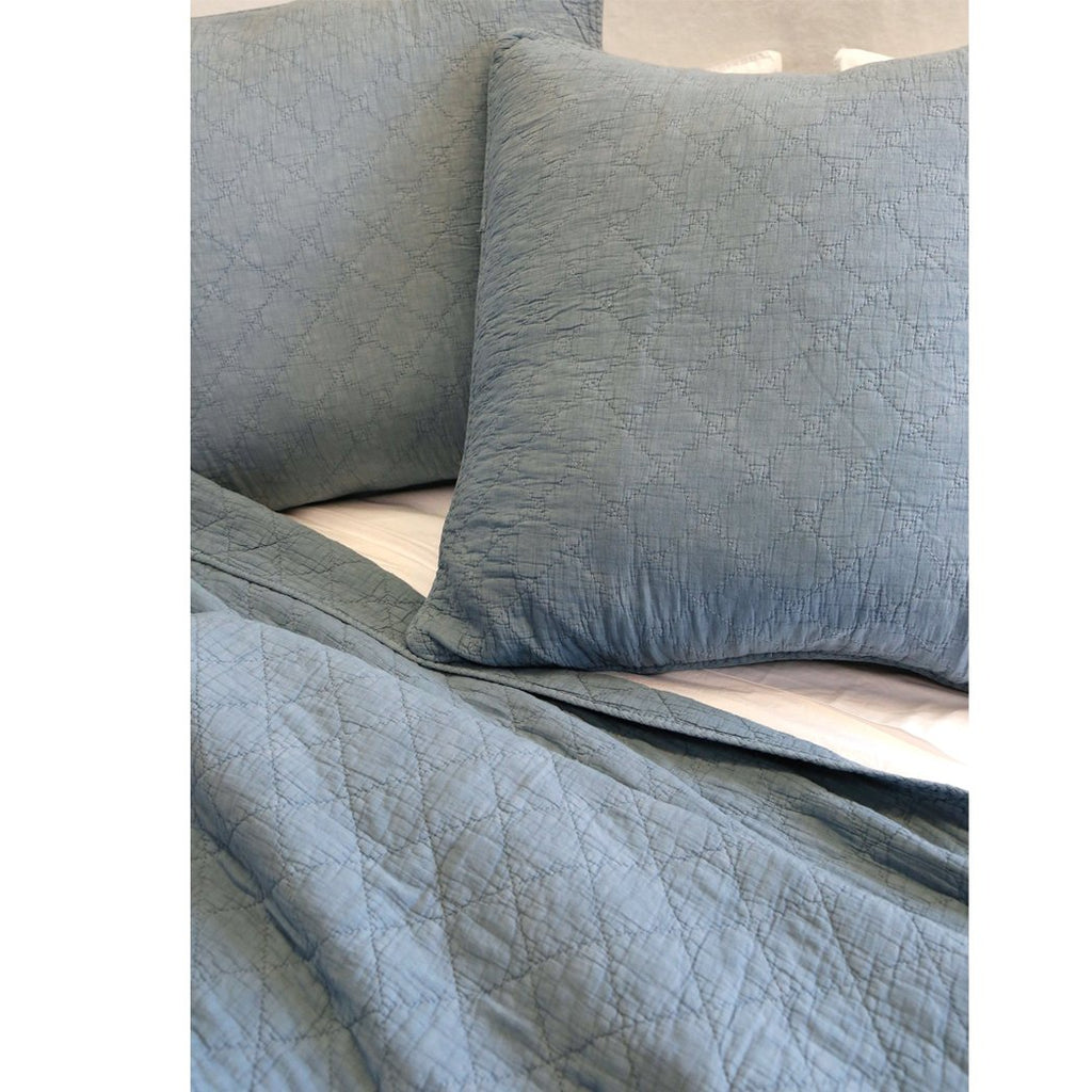 huntington dusty blue pillows