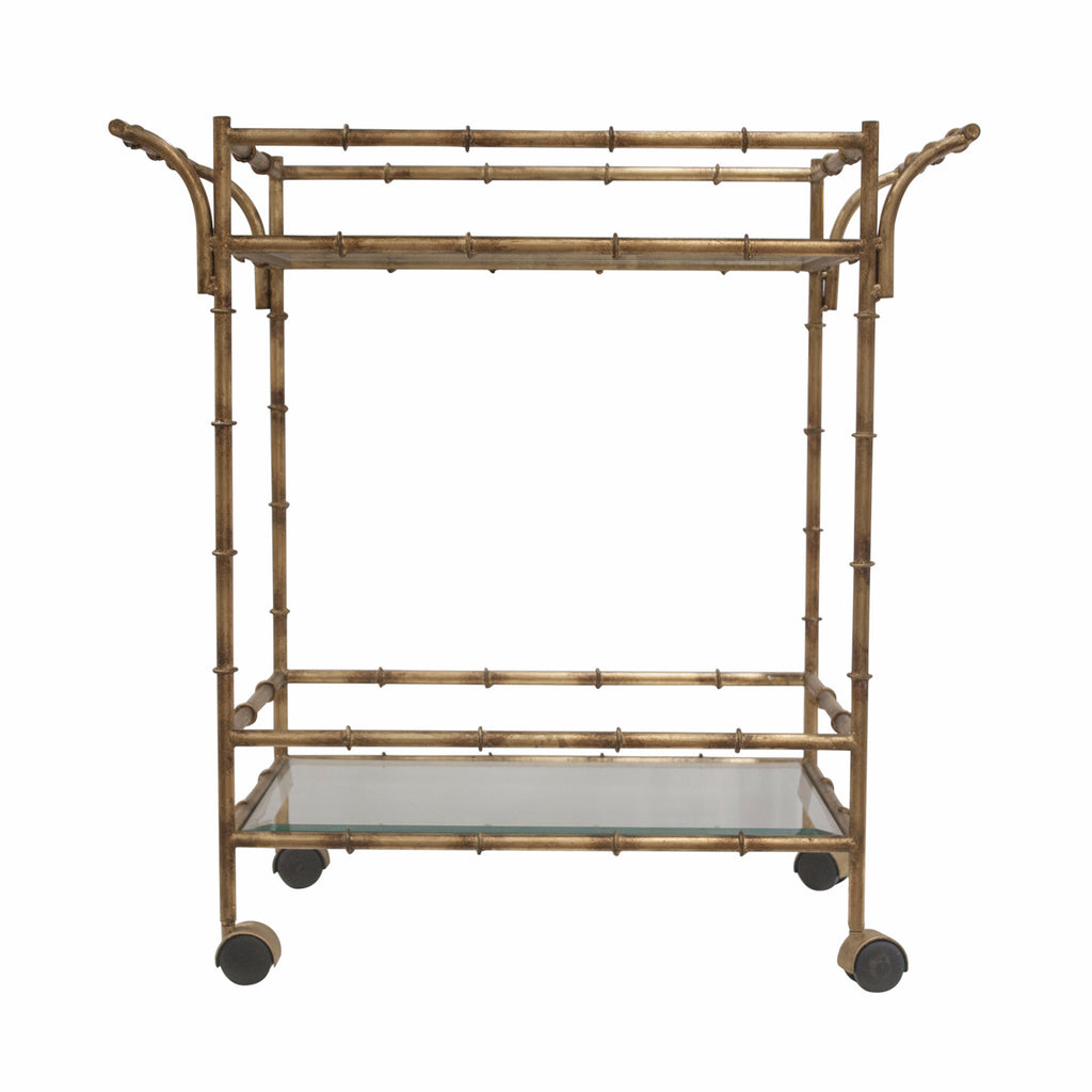 The Bamboo Trolley Bar Cart