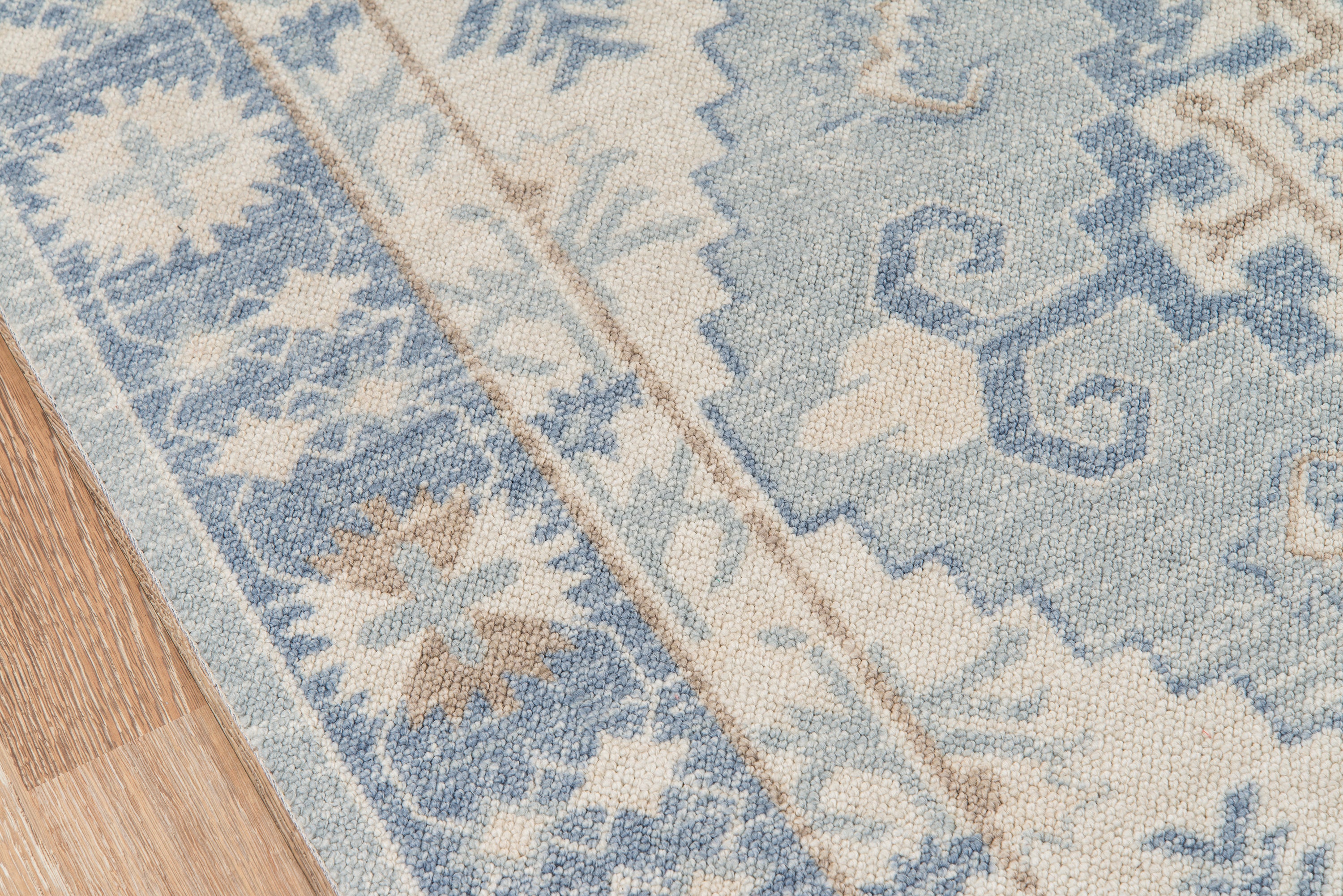 Diamond Rug Blue Adaline Diamond Blue Rug – Mintwood Home