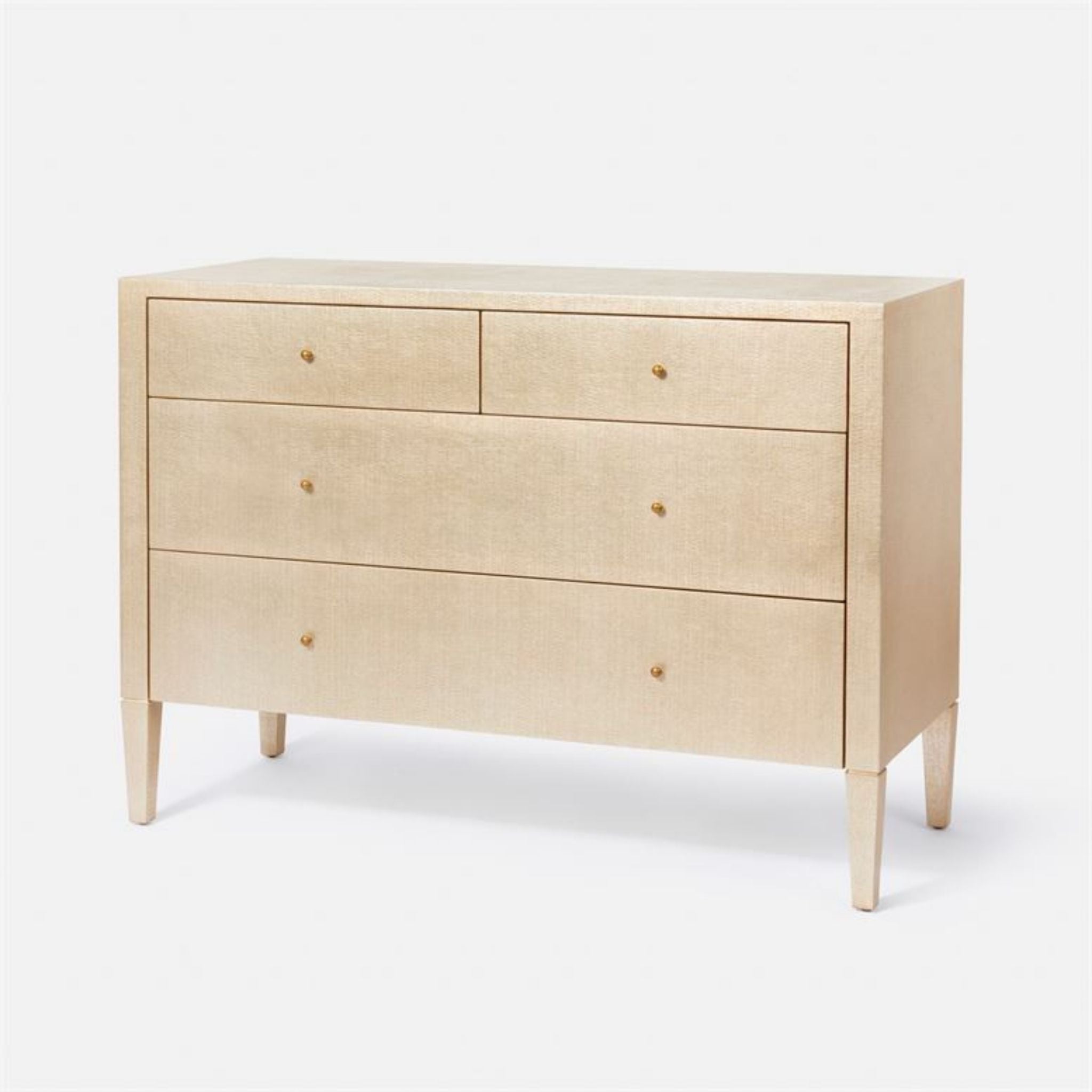 Conrad Faux Raffia Dresser in Off-White Conrad Faux Raffia Dresser in Off-White