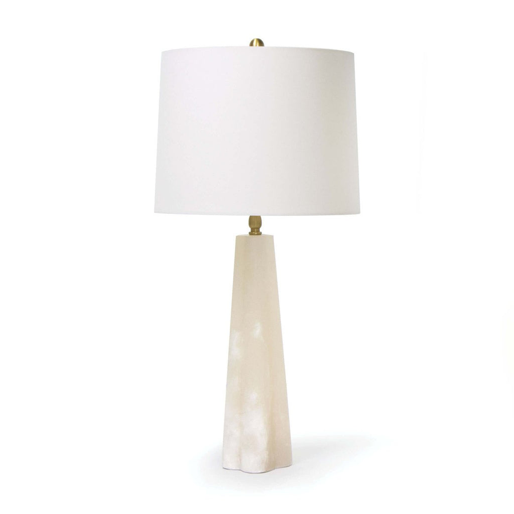 Quatrefoil Alabaster Table Lamp
