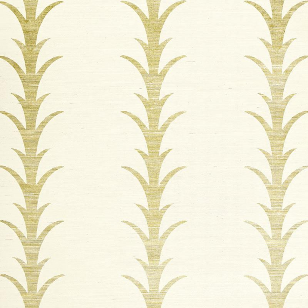 Acanthus Stripe Sisal Wallpaper by Schumacher – Mintwood Home
